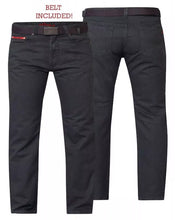 Load image into Gallery viewer, Canary - Charcoal Fit Zip Fly Enzyme Washed Bedford Cord With Belt - KS1550