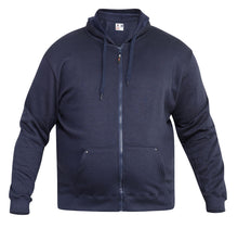 Load image into Gallery viewer, CANTOR - Rockford Heavy Weight Zip Through Hooded Sweatshirt in Navy
