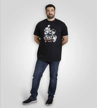 Load image into Gallery viewer, DERBY-D555 Rhythm And Rides Motorbike Printed Crew Neck T-shirt 601808