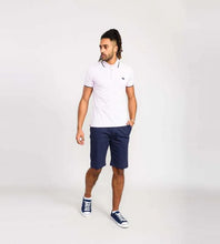 Load image into Gallery viewer, D555 HAMFORD 2-Pink Pique Polo Shirt With 2 Colour Rib Tipping On Collar And Cuffs - 611313