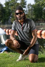 Load image into Gallery viewer, D555 Bayton - 611507  -Fine Stripe Jersey Polo