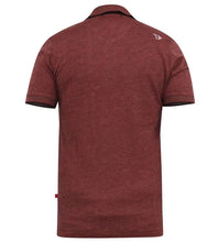 Load image into Gallery viewer, D555 TROY 1- 611604 - Textured Polo Shirt With Jacquard Collar And Cuffs With Chest Pocket