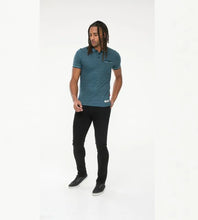 Load image into Gallery viewer, D555 TROY 2 - 611605 - Textured Polo Shirt With Jacquard Collar And Cuffs With Chest Pocket