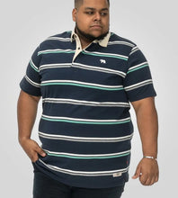 Load image into Gallery viewer, READING-D555 Stripe Short Sleeve Rugby Polo - 611700