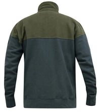 Load image into Gallery viewer, D555 DENHAM - 621601 - Zip Through Pique Fleece Sweatshirt With Chest Embroidery