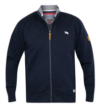 Load image into Gallery viewer, D555 Nashua - 621603 - Zip through Sweatshirt in fleece with check embroidery
