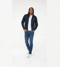 Load image into Gallery viewer, D555 Nashua - 621603 - Zip through Sweatshirt in fleece with check embroidery