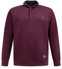 Load image into Gallery viewer, LANCASTER-D555 Quarter Zip Neck Sweatshirt In Quilted Fabric - 621801