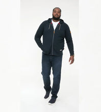 Load image into Gallery viewer, IRVIN- 641604 - Full Zip Jacquard Hoody With Chest Embroidery