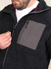 Load image into Gallery viewer, DAMIEN-D555 Micro Fleece Hooded Zip Through Hoody With Polyester Hood & Pocket