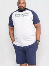 Load image into Gallery viewer, D555 JERVIS 1- Raglan T-Shirt And Shorts Loungewear Set-Deal Pack - 701201