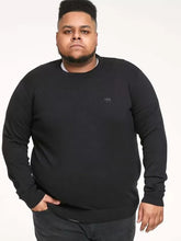 Load image into Gallery viewer, JOVANNI 1-D555 Basic Black Crew Neck Sweater 801411
