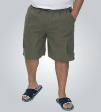 Load image into Gallery viewer, D555 NICK - Khaki Cargo Short With Shaped Leg Pockets - KS20462