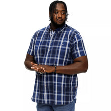 Load image into Gallery viewer, Short Sleeve - Blue/Navy check - 101509