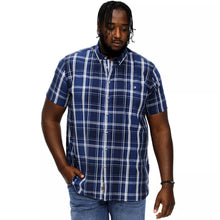 Load image into Gallery viewer, Short Sleeve - Blue/Navy check - 101509