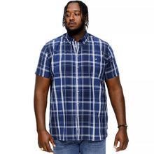 Load image into Gallery viewer, Short Sleeve - Blue/Navy check - 101509