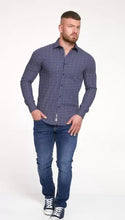 Load image into Gallery viewer, VALENCE-D555 L/S Micro AOP With Concealed Button Down Collar Shirt
