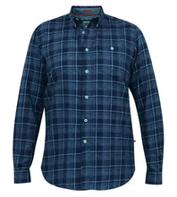 Load image into Gallery viewer, D555 Sonny - 111604 -Navy Check Shirt with chest Patch pocket
