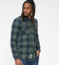 Load image into Gallery viewer, D555 Garfield -111609  - Navy-Green Check with two pockets
