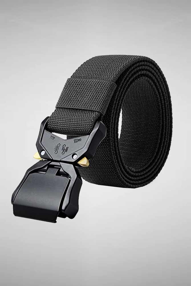 DALE-D555 Tactical Stretch Webbing Belt With Heavy Duty Quick Release Buckle