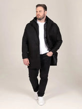 Load image into Gallery viewer, Elton- Melton Overcoat Jacket-Removable zip panel
