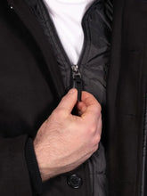 Load image into Gallery viewer, Elton- Melton Overcoat Jacket-Removable zip panel
