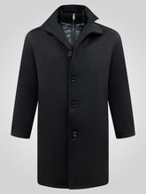 Load image into Gallery viewer, Elton- Melton Overcoat Jacket-Removable zip panel
