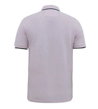 Load image into Gallery viewer, D555 HAMFORD 2-Pink Pique Polo Shirt With 2 Colour Rib Tipping On Collar And Cuffs - 611313
