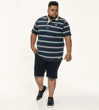 Load image into Gallery viewer, READING-D555 Stripe Short Sleeve Rugby Polo - 611700
