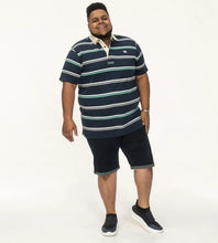 Load image into Gallery viewer, READING-D555 Stripe Short Sleeve Rugby Polo - 611700
