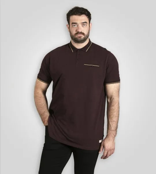 REDDITCH 1-D555 Pique Polo Shirt With Jacquard collar And Cuffs With Chest Pocket 611805
