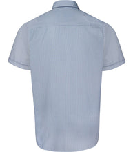Load image into Gallery viewer, KAM Short Sleeve stripe shirt-Blue/white
